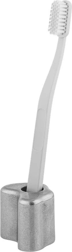 Метален държач за четки за зъби в сребрист цвят Mis – noo.ma