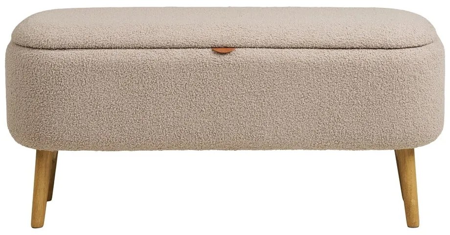 Бежова пейка от прежда с примки от букле Harlow – House Nordic