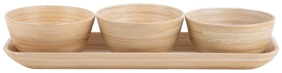 Бамбуков комплект за сервиране в естествен цвятPuro – PT LIVING