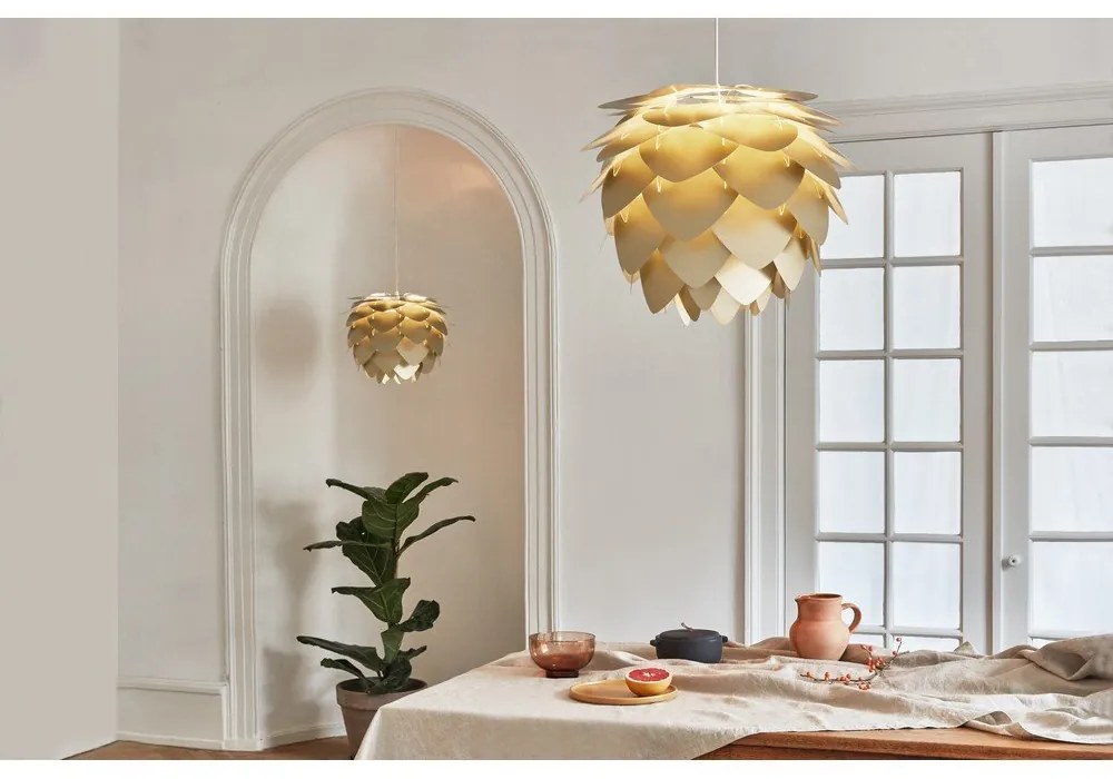 Абажур в златист цвят ø 40 cm Aluvia Mini – UMAGE