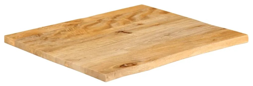 370506 vidaXL Плот за маса, жив ръб, 80x80x3,8 см, масивно дърво манго