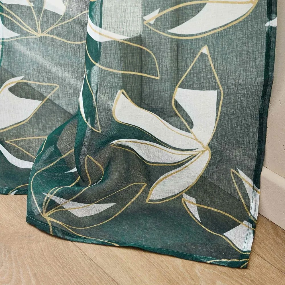 Зелена завеса от воал 140x280 cm Elsa – douceur d'intérieur