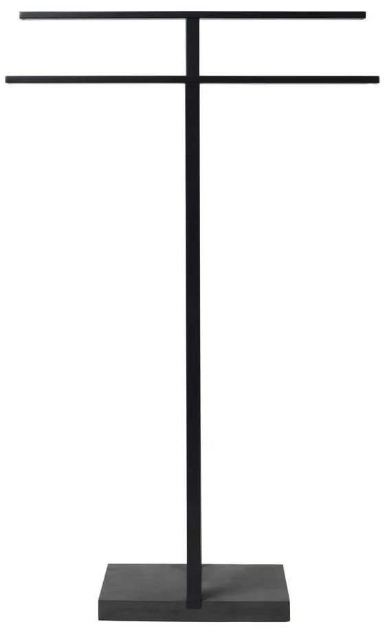 Черна метална стойка за кърпи, височина 86 cm - Blomus