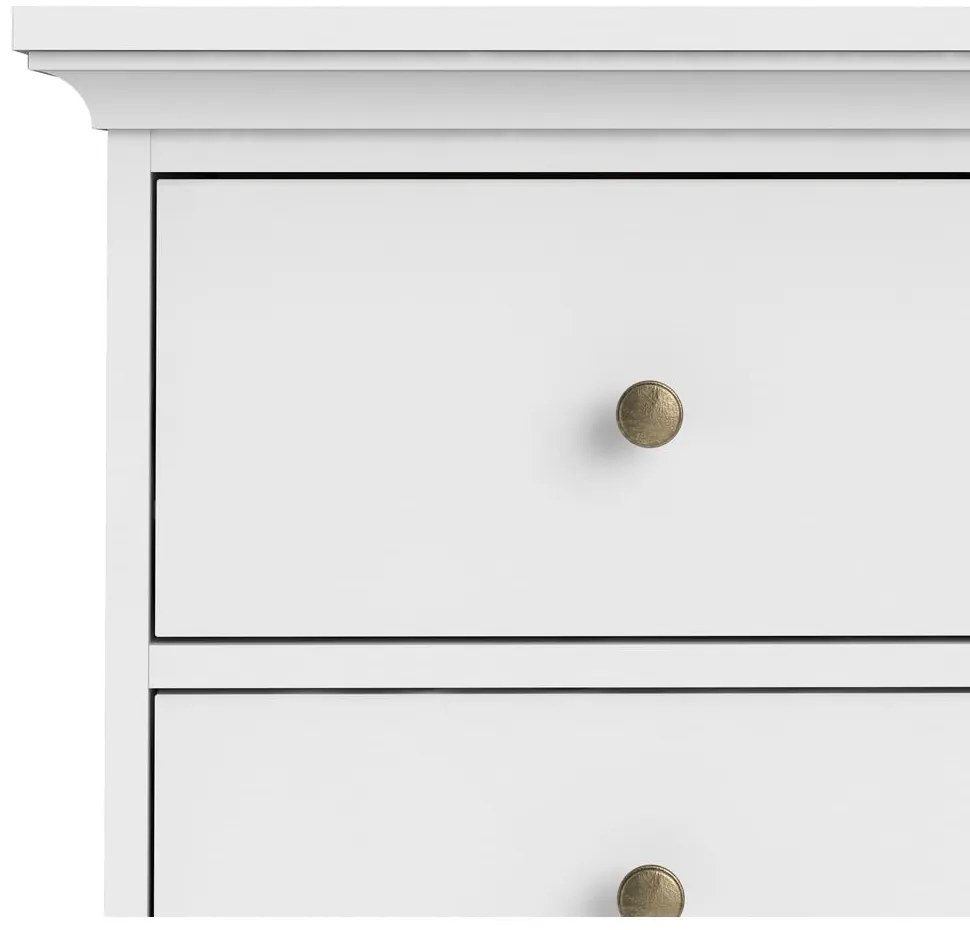 Бял висок скрин 96x140 cm Paris – Tvilum