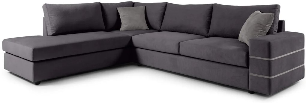 Ъглов диван Holmes-Gray-Left