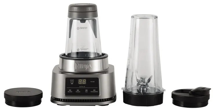 Блендер 2в1 Ninja CB100EU, 1100W, 700/400мл, Smart Torque, Auto-iQ, Трошене на лед, Инокс