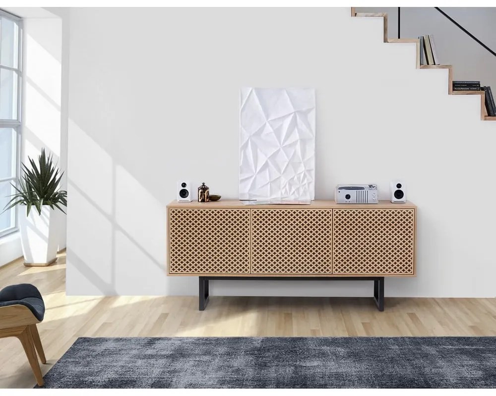 Комод от дъб Camden Diamond, 175 x 75 cm Mora - Woodman