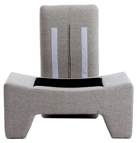 Светлосива табуретка Dasha – Light &amp; Living