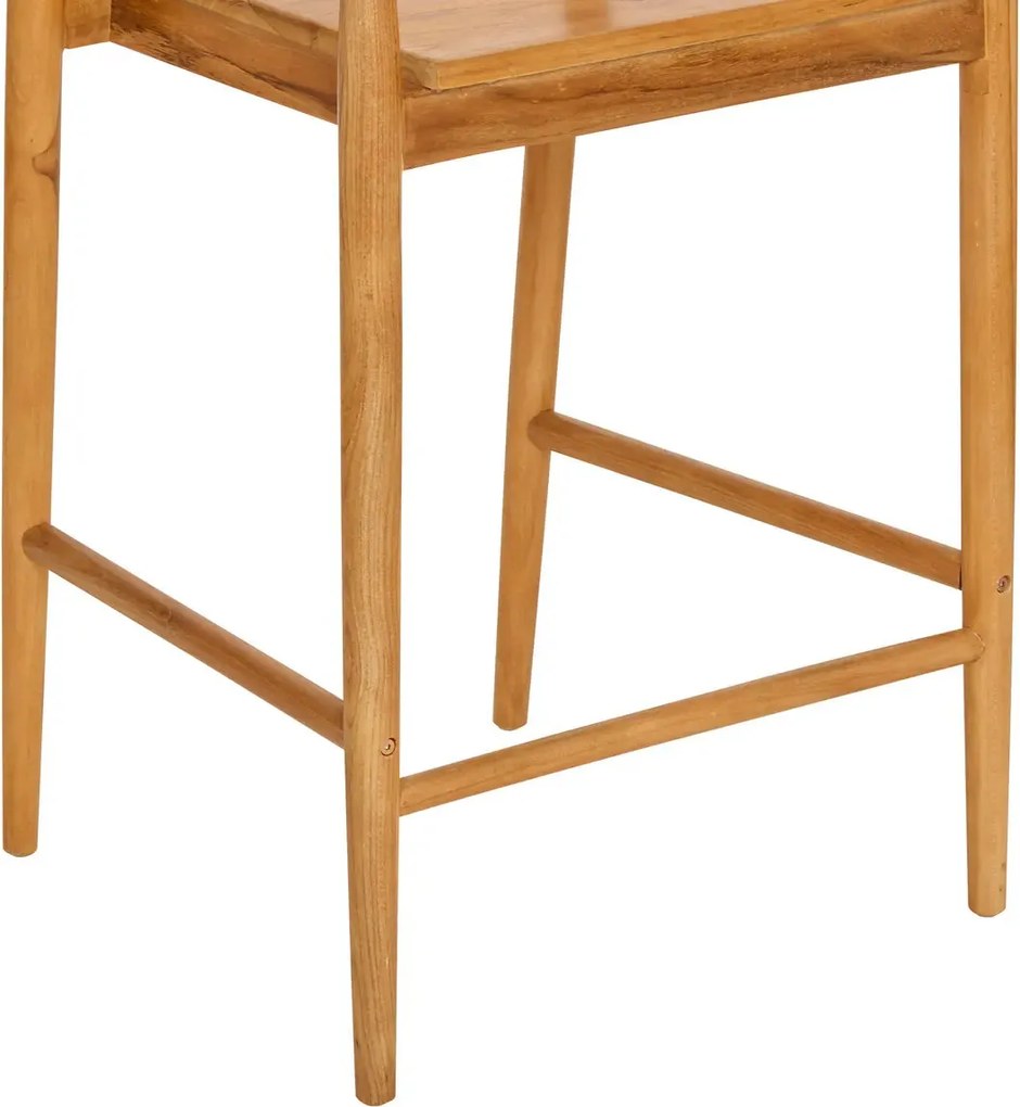 Бар стол atmosphera Miyako, 70 см, Тиково дърво