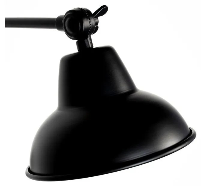 Черна стенна лампа Xavi – White Label