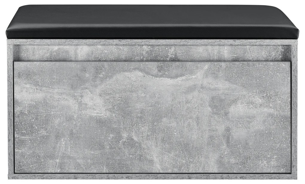 Пейка Degerfors 80x39x45 cm вид бетон/черен []