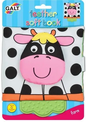 Galt - Мека книжка с гризалка Ферма