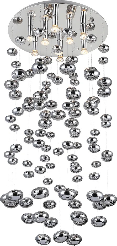 Полилей AMARILLO, хром, 9xGU10