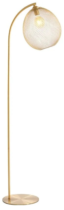 Подова лампа в златист цвят (височина 160 cm) Moroc – Light & Living