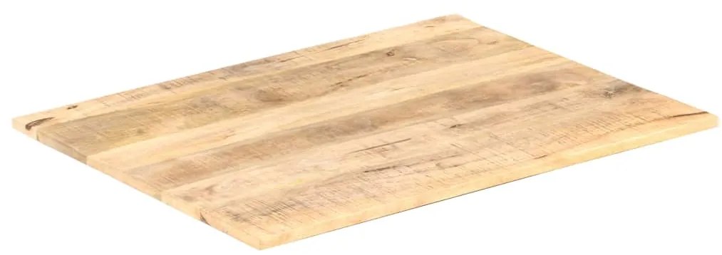 286010 vidaXL Плот за маса, мангово дърво масив, 15-16 мм, 70x60 cм