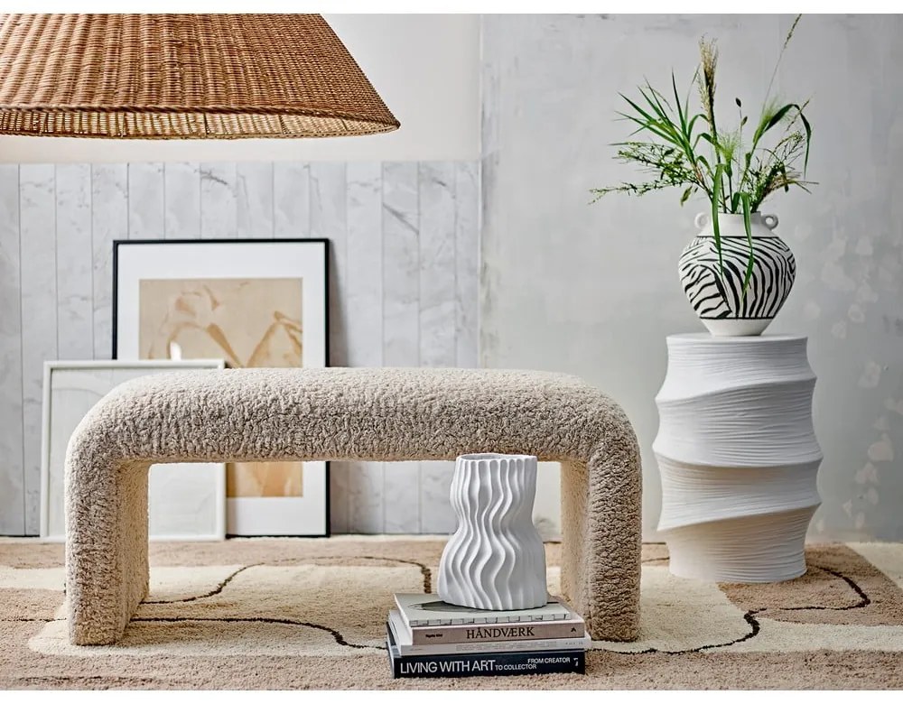 Кремава пейка от букле Bobbie – Bloomingville