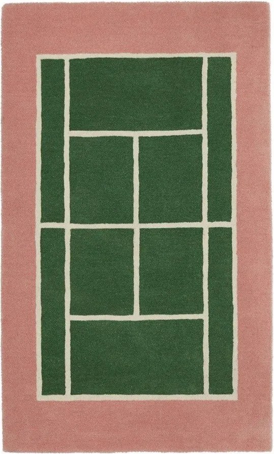 Детско килимче за игра със смес от вълна 88x150 cm Tennis – OYOY Mini