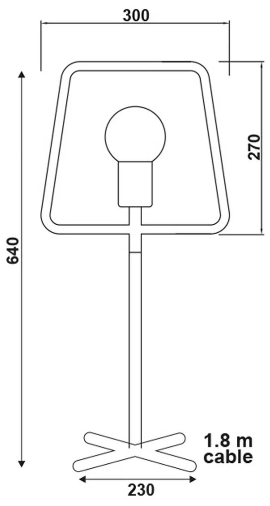 Maca Лампа Henter-White