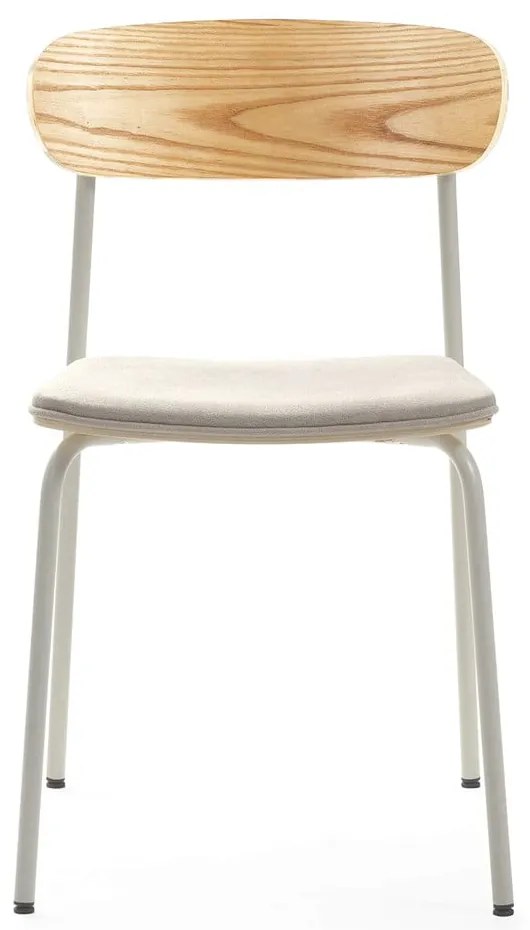 Трапезни столове в комплект от 2 броя в бежово-натурален цвят Adriana - Marckeric