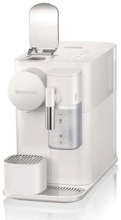 Еспресо машина DeLonghi EN510W, 1450W, 19 bar, 1 л, Nespresso, Автоматично изключване, Бял