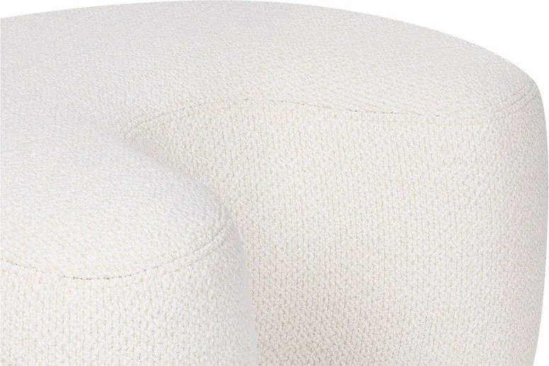 Бежова табуретка от прежда с примки от букле Ü – noo.ma
