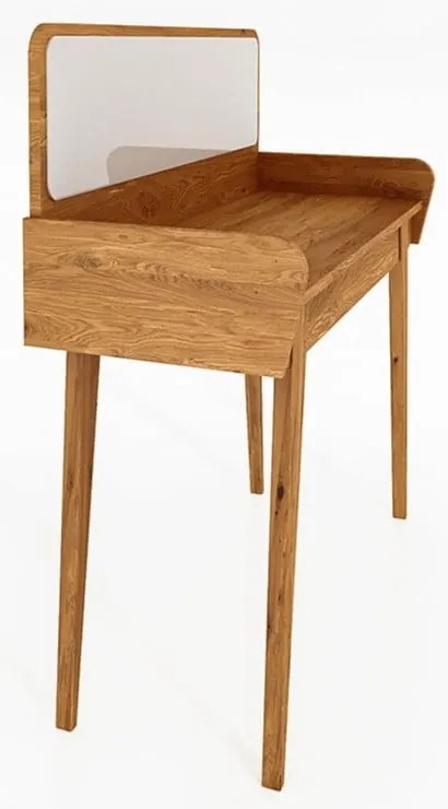 Дъбова тоалетка с огледало 110x45 cm Retro - The Beds