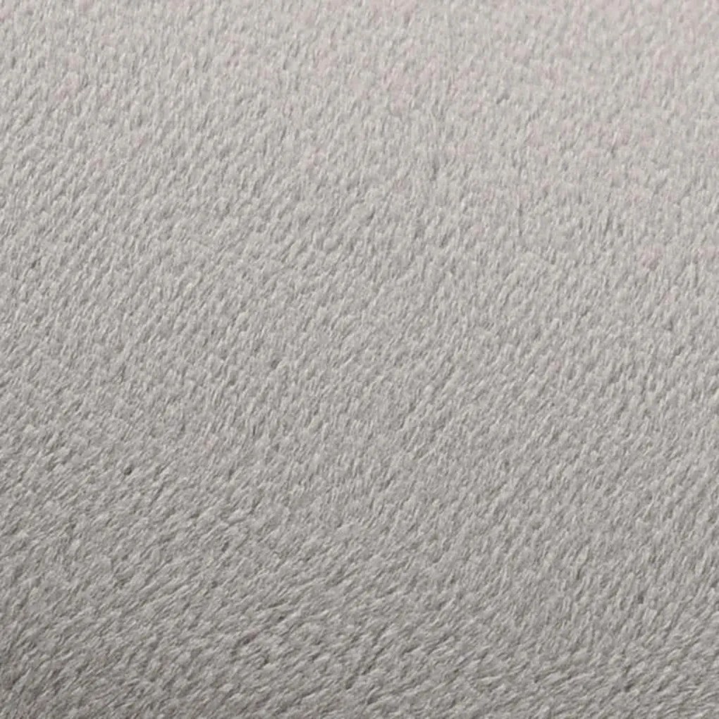 249834 vidaXL Табуретка, светлосиво и златисто, кадифе 28 x 36 cm
