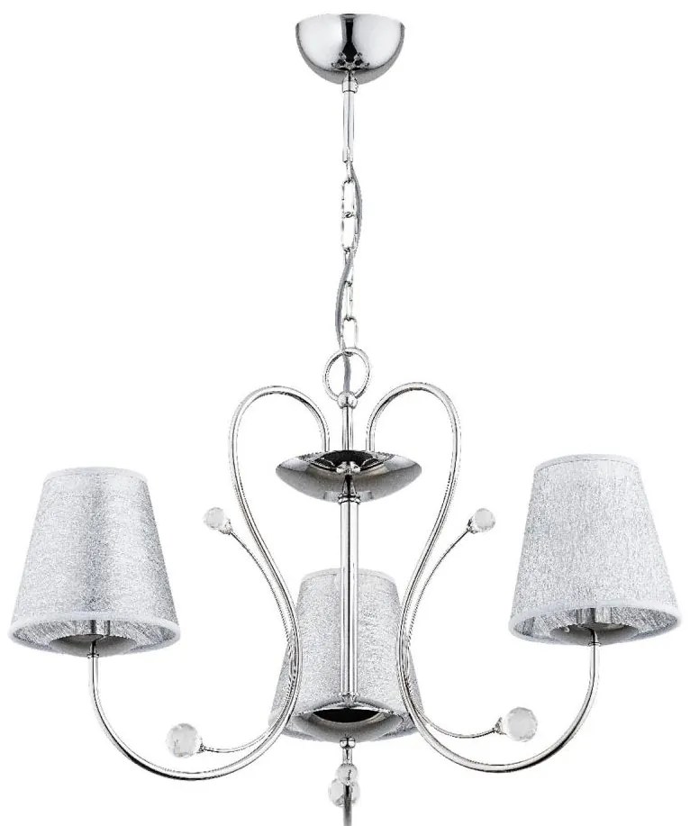 Пендел UNITY 3xE27/15W/230V лъскав хром