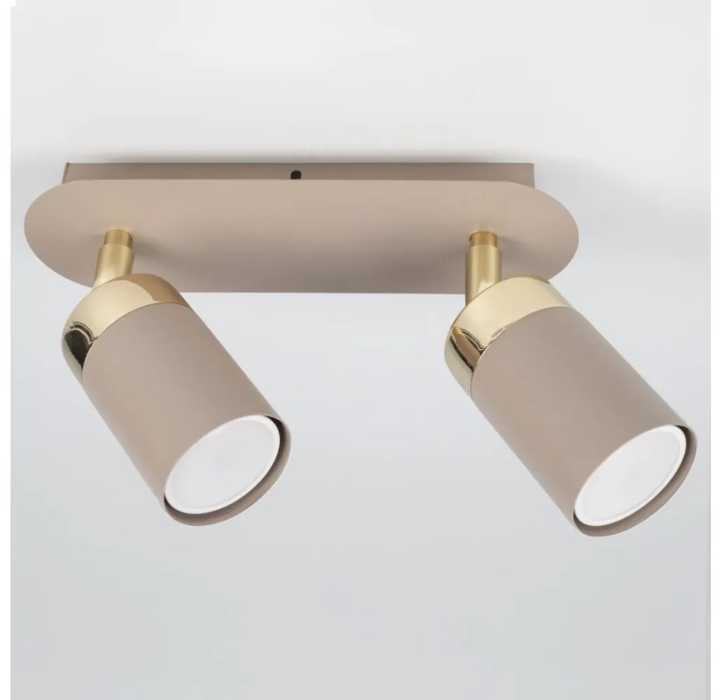 Brilagi - Спот POKER 2xGU10/25W/230V бежов