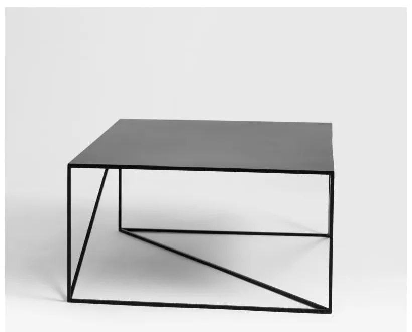 Черна масичка за кафе , 80 x 80 cm Memo - CustomForm