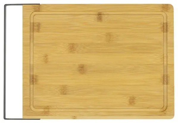 Horecano - Бамбукова дъска с метална дръжка 37x25,4xh1,5см (BW1541)