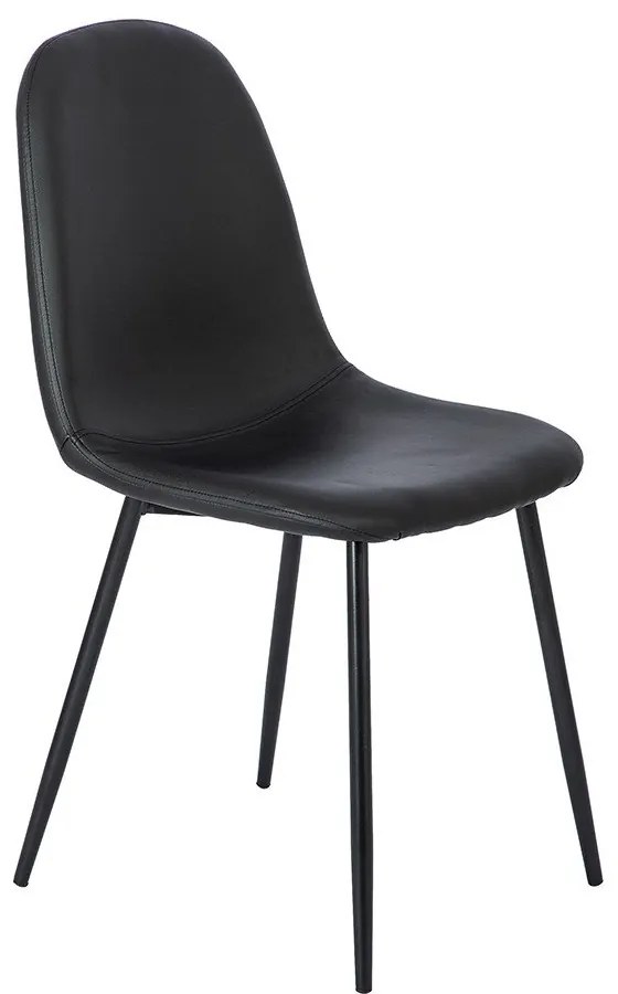 Комплект от 2 черни трапезни стола Lissy - Bonami Essentials