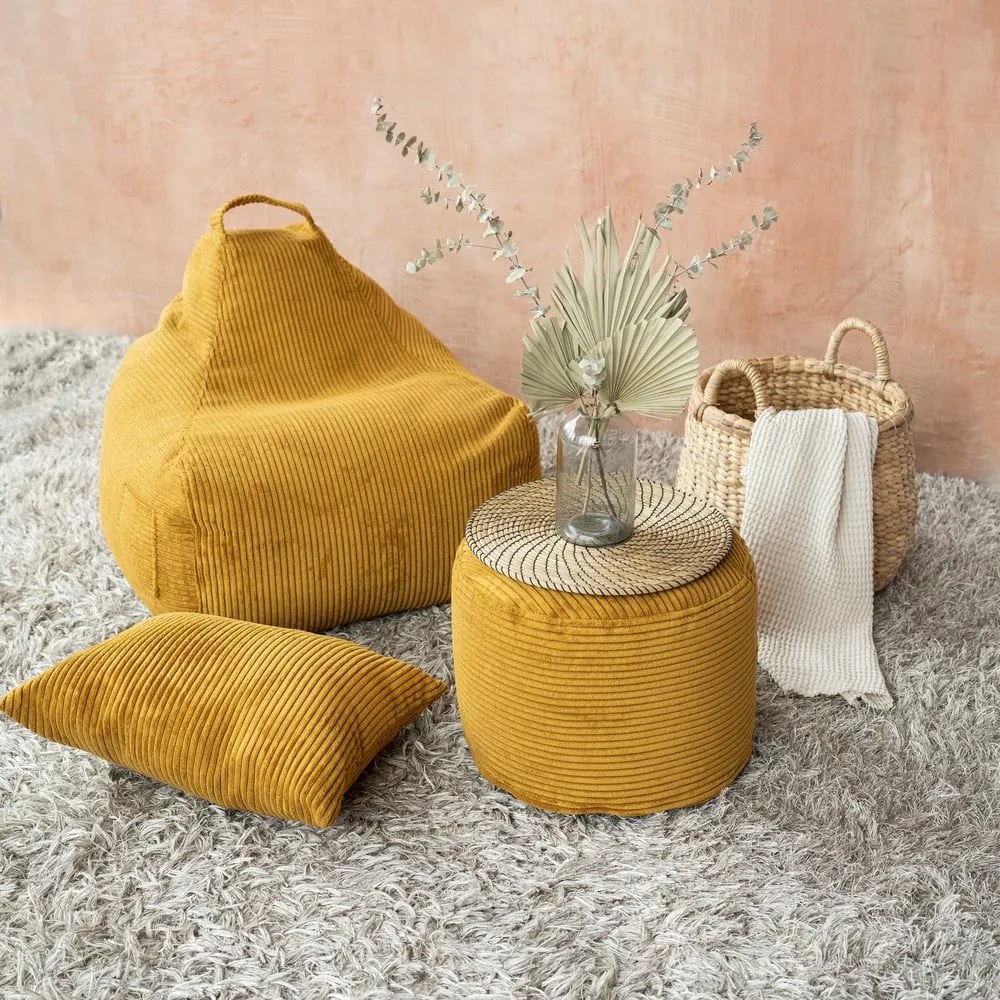 Тюркоазен детски пуф Game Amuse – SLOWDOWN