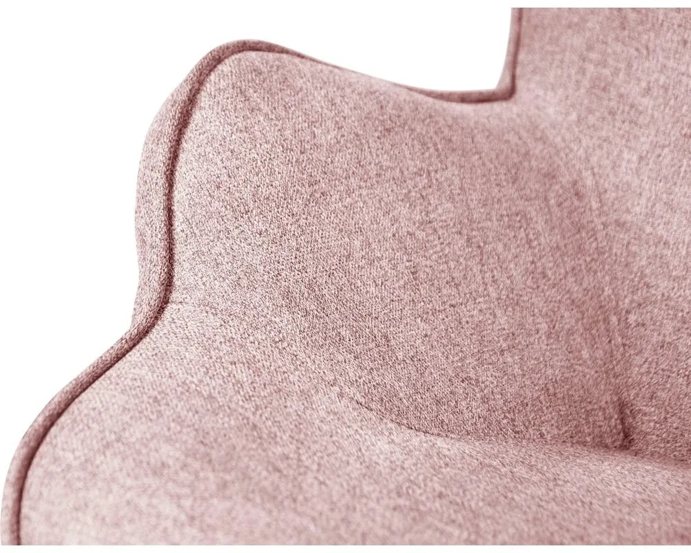 Светлорозов фотьойл с табуретка Niko – Ropez