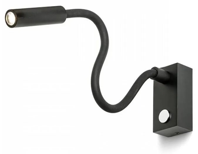 RED - Design Rendl - R10541 - LED гъвкава лампа AIM LED/3W/230V черна