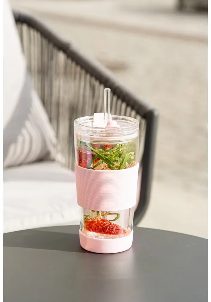 Розова термочаша 600 ml Fuori – Vialli Design