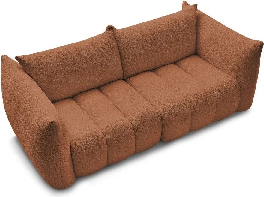 Оранжев диван от прежда с примки от букле 234 cm Azra – Bobochic Paris