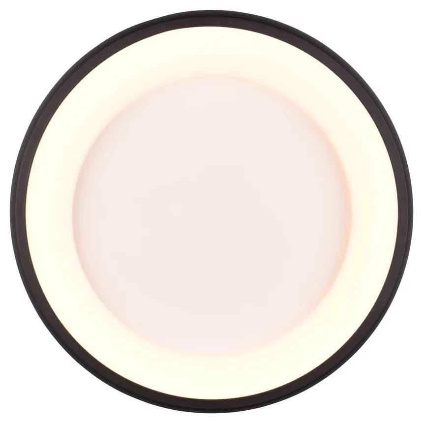 Черно LED затъмняващо се осветително тяло за таван Cardona – Trio