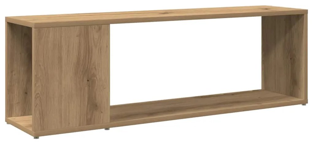 856739 vidaXL ТВ шкаф, дъб артизан, 100x24x32 см, инженерно дърво