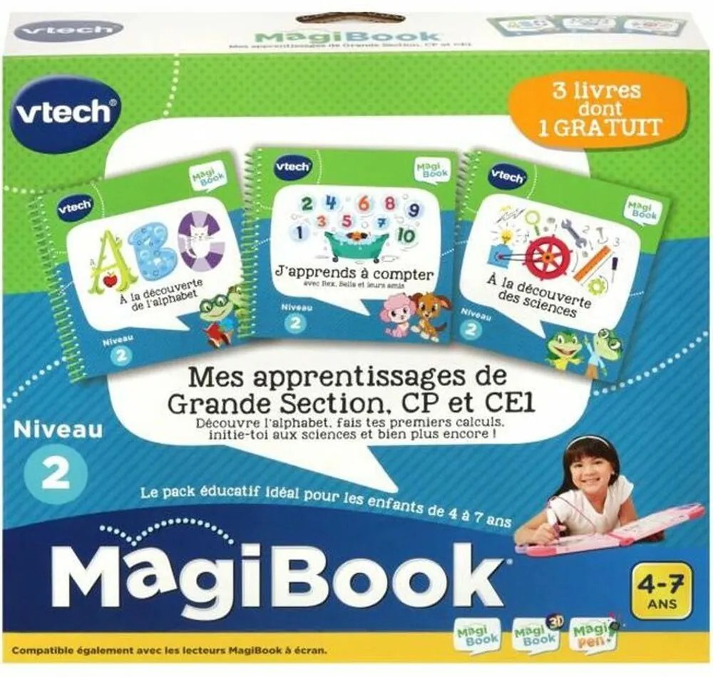 Детска интерактивна книга Vtech My learning in Grande Section