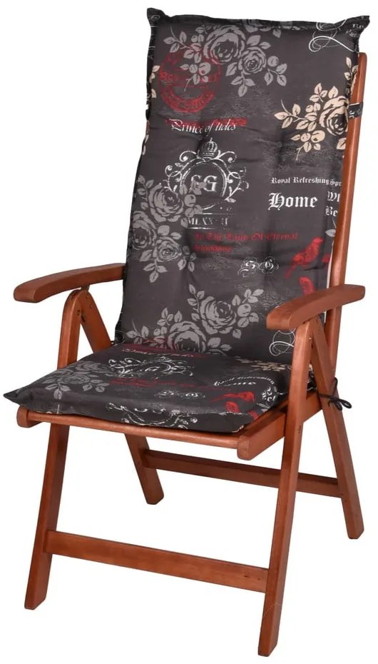 Тъмносива възглавница за градински стол 50x120 cm Bristol – Sun Garden