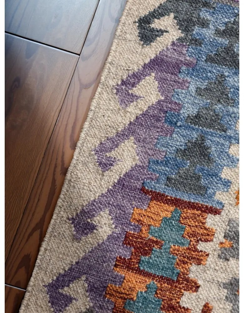 Двустранен ръчно изработен вълнен килим 200x290 cm Kamal Oasis – Nouristan