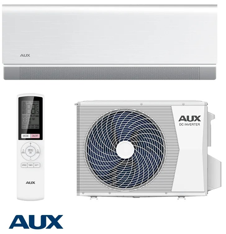 Инверторен климатик AUX C Comfort ASW-H18E3A4/CAR3DI-C7, 18000 BTU, 36 м2, А+++, Wi-Fi, R-32, Сив
