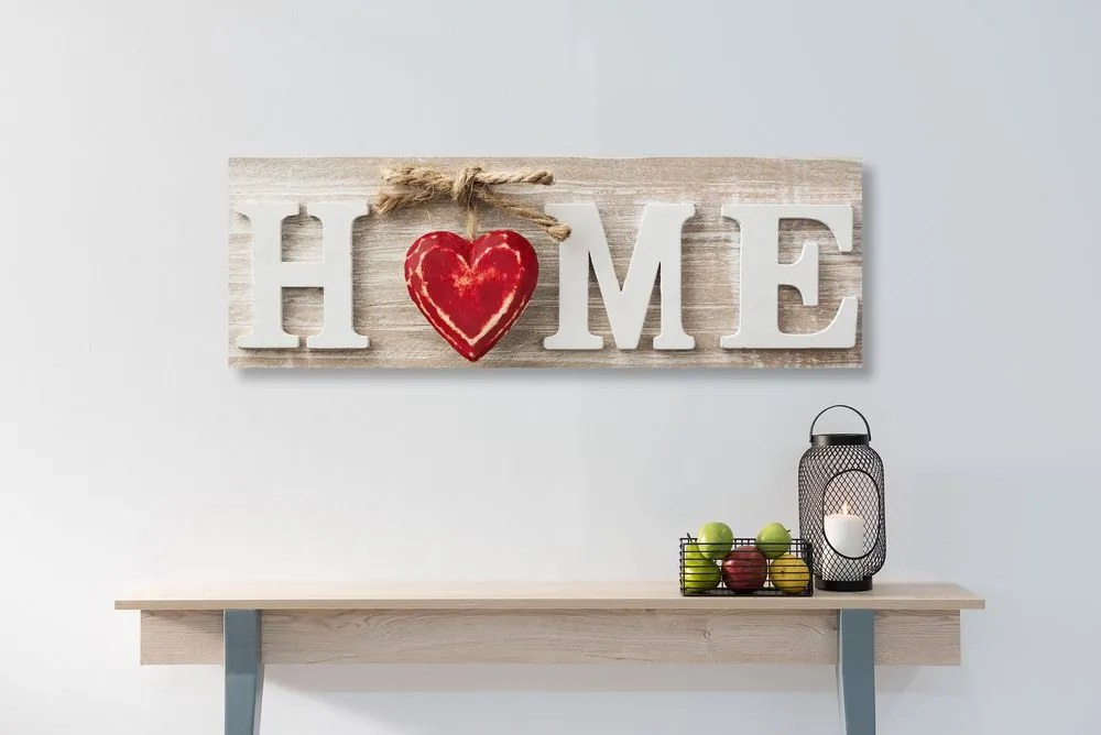 Картина на платно – С надпис Home