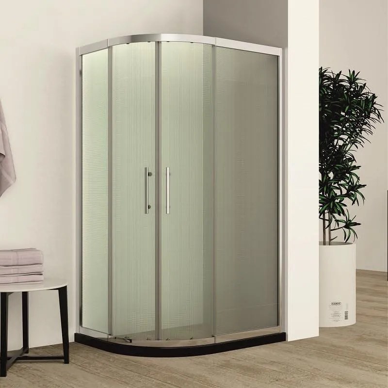 Душ кабина ICS 787FC/ROUND, 85-95x110-120x200см, 5мм