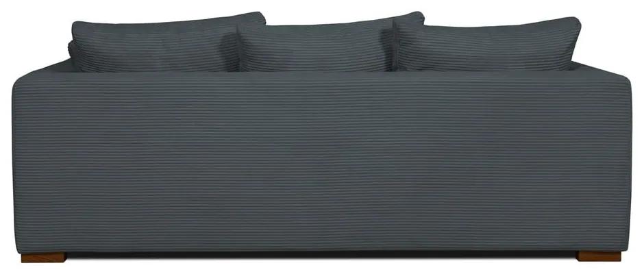 Сив велурен диван 220 cm Comfy - Scandic