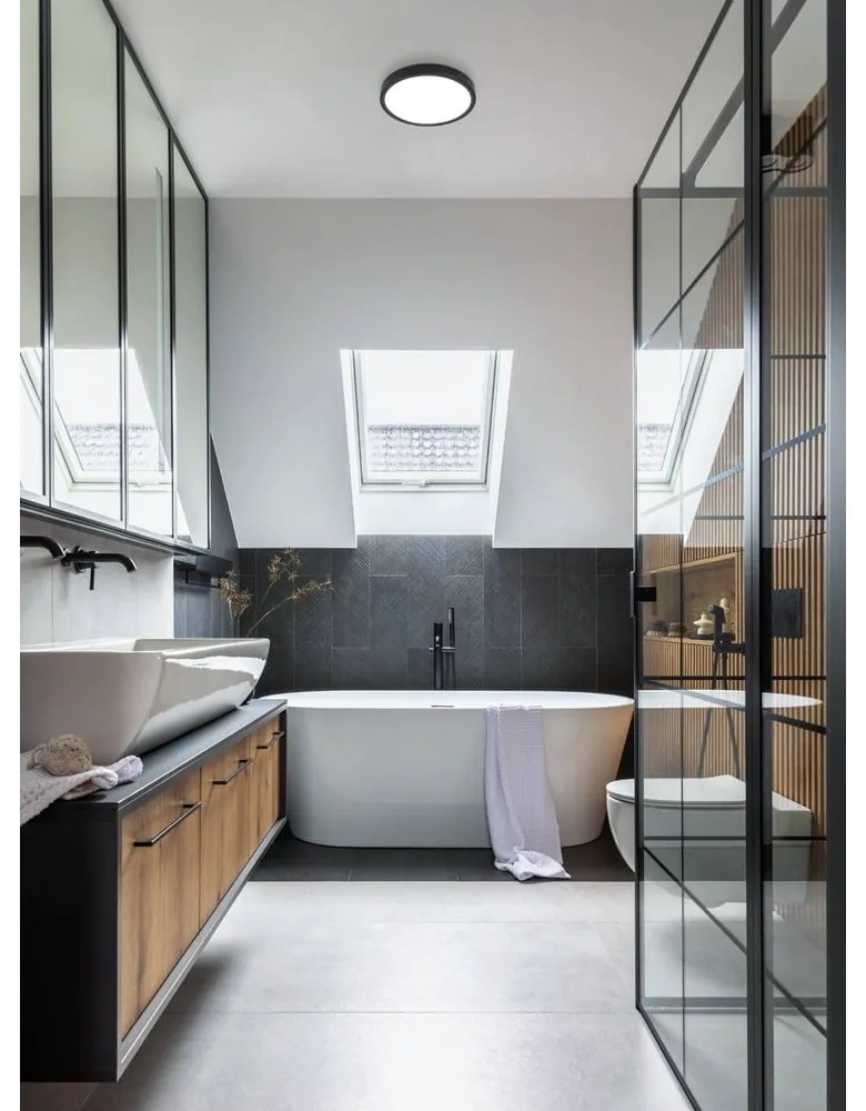 Черно LED осветително тяло за таван FUEVA 5 – EGLO