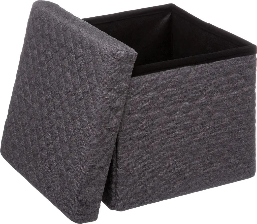 Сгъваем пуф 5five Mix & Modul, 31x31 cm - Тъмносив