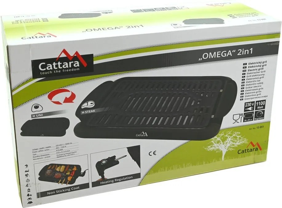 Настолна скара Omega 2v1 – Cattara
