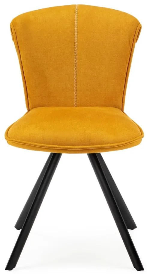 Жълти трапезни столове в комплект от 2 Simbra - Marckeric